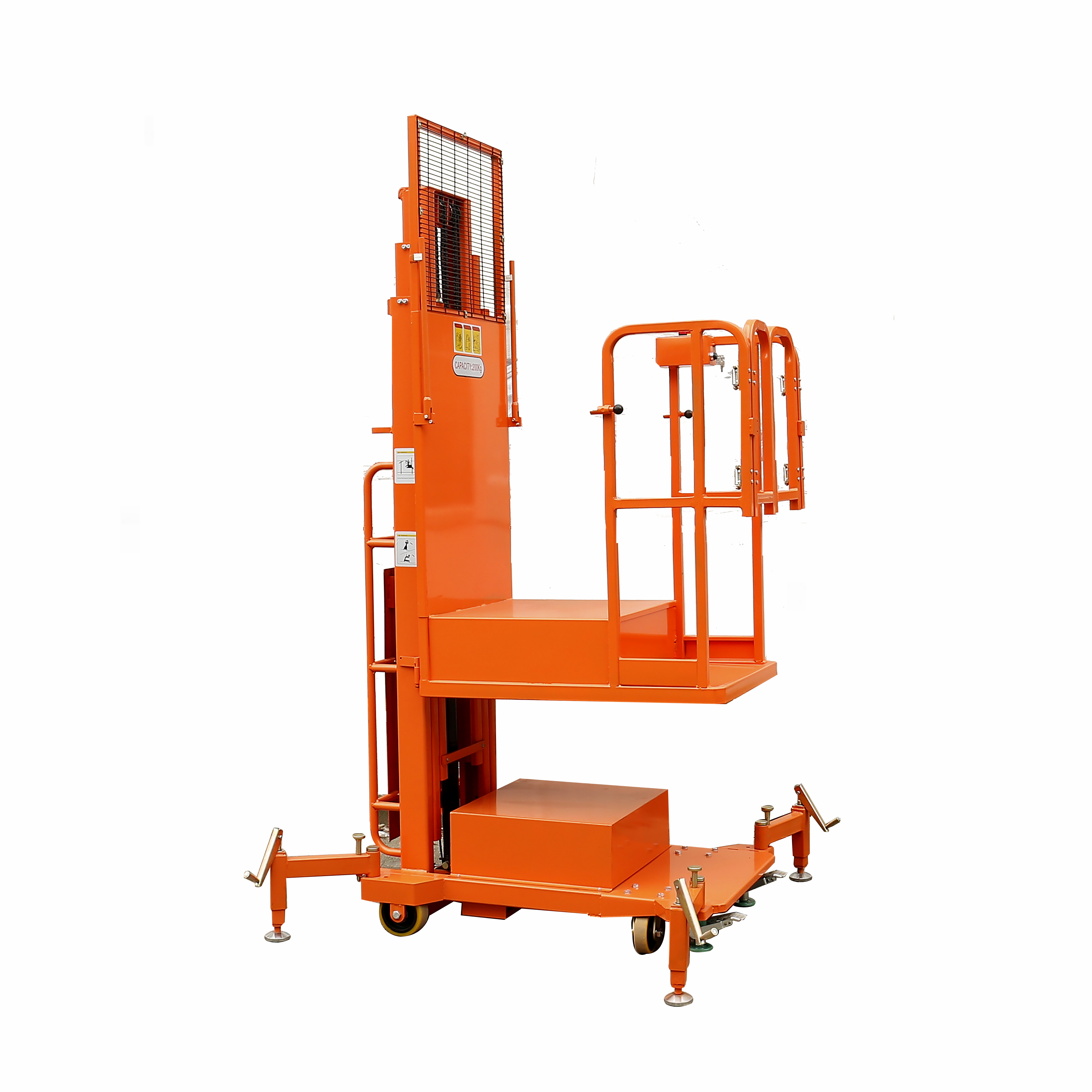 Полуэлектрическая воздушная машина EVERLIFT 2700-4500 мм для сбора заказа 200 кг хорошего качества
