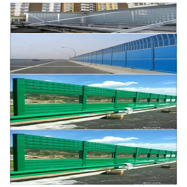 Highway Noise Barrier High Quality Highway Soundproof Fence / Noise Barrier Panel / Sound Barrier Price