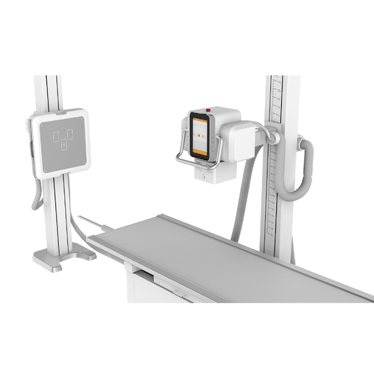 Hospital Double Column DR Equipo De Rayos X / Digital X ray Machine With Plat Panel Detector