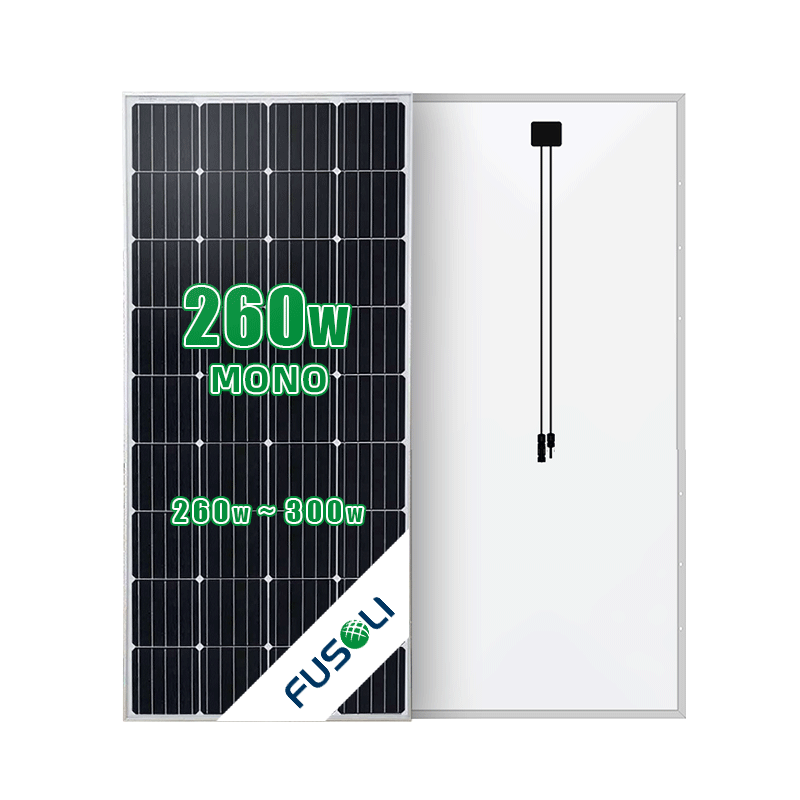 Fusoli Солнечный моно солнечных ячеек панели солнечных батарей 260w 265w 270w 275w 280w 285w 290w 295w 300 Вт высокой мощности модуля солнечной батареи для гибридной системы