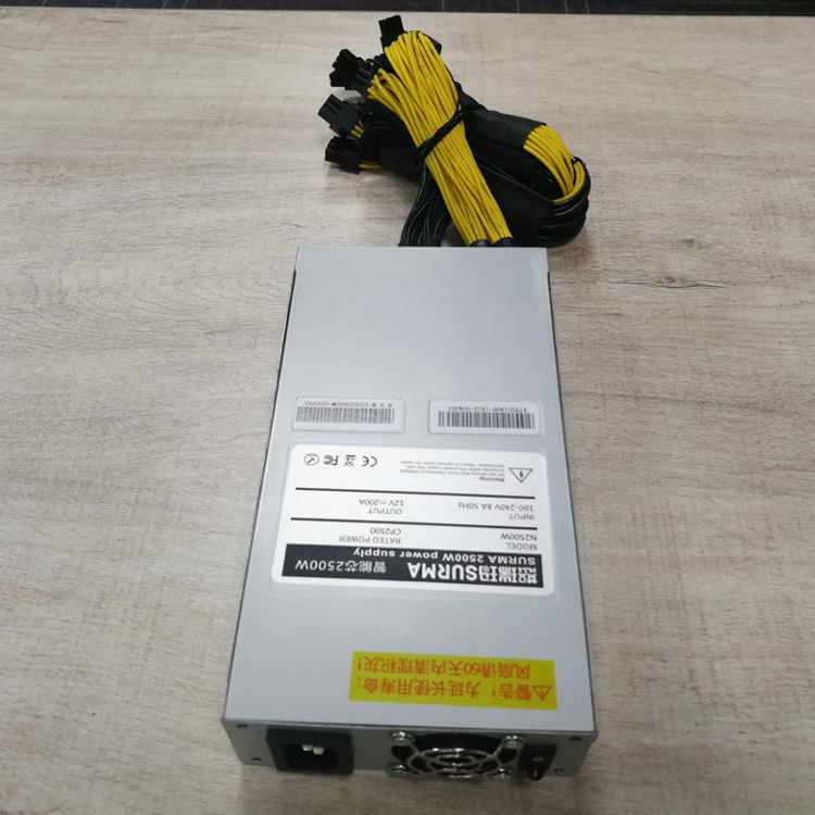 Аксессуары для шахтеров SURMA 2500 Вт блок питания для ASIC Miner Antminer Innosilicon Baikalminers Whatsminer Cheetahminer