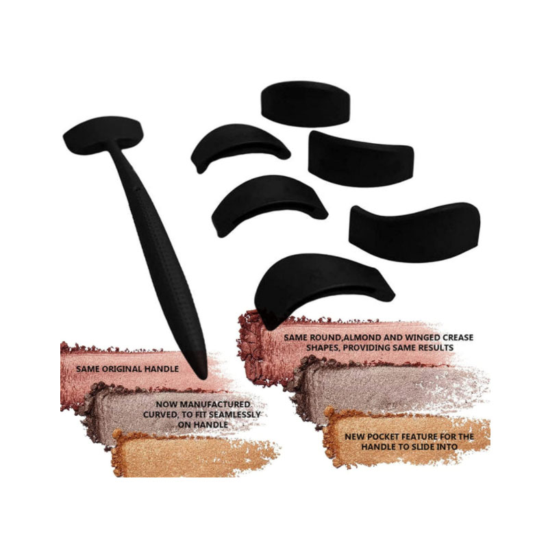 Crease Line Kit Makeup Eyeshadow 6 in 1 Silicone Crease shapes Eye Shadow Stamper 6 In 1 Eyeshadow Stamp Crease+Eyeshadow Applic
