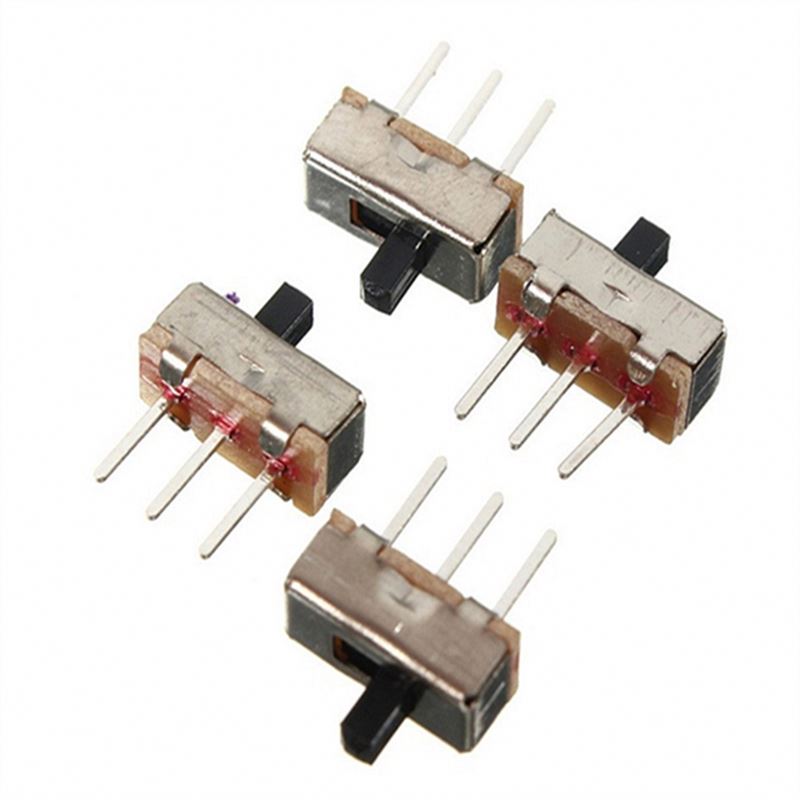 SS12D00G4 SPDT 1P2T 2 Позиция 3 Pin PCB панель вертикальный скользящий переключатель