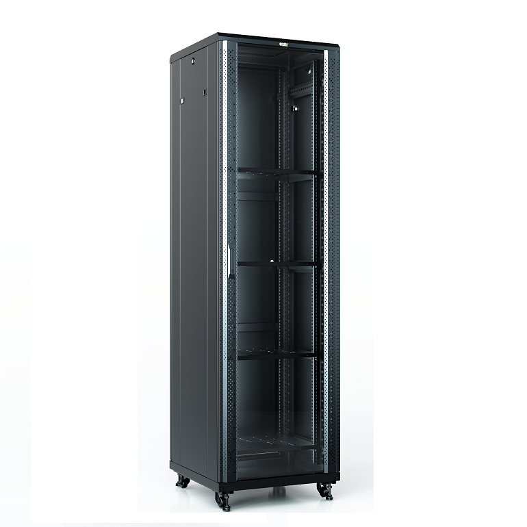Factory professional machine 42U server rack data center network cabinet with glass door 9u 12U 22U 27U 37U