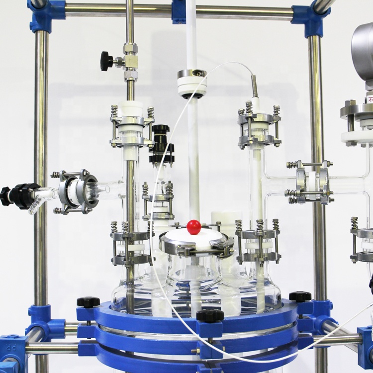 100L PLC automatic control device  custom-made  glass reactor with Peristaltic Pump