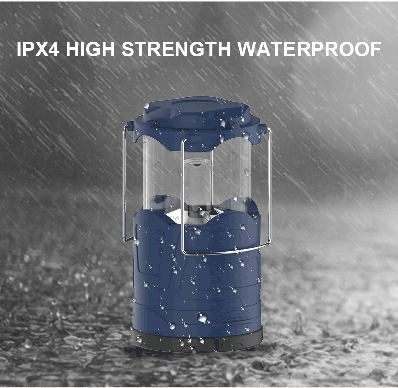 Portable 120 lumens Batteries Lantern Multi-function LED Camping Light for Outdoor Hiking Emergencies Hurricanes