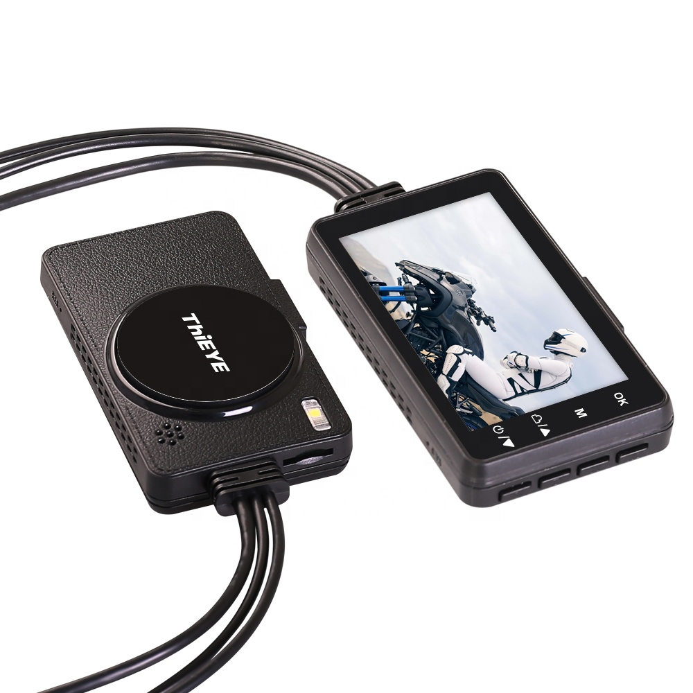 ThiEYE водонепроницаемый Ipx67 3 дюймов экран, Wi-Fi, 1080p FHD видеорегистратор с двумя камерами мотоцикл видеорегистратор Даш Cam автомобильная Мотоцикл камера