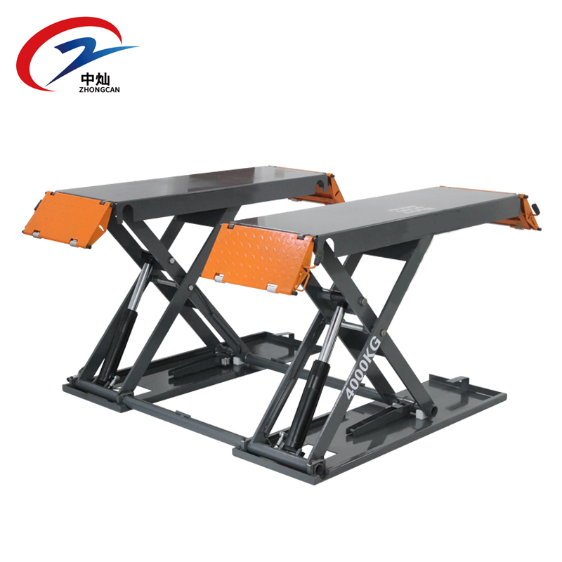 1.8 meters  1.2 meters  4 tons auto car lift hydraulic scissor car lift