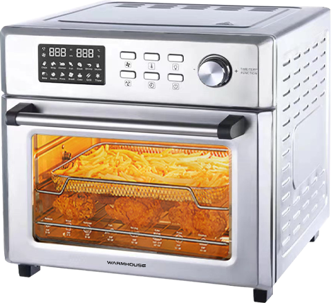 New Design Toaster Oven 26L Hot Selling 1700W Electric Air Fryer And Oven Combo With Knob Control Oven Air Fryer