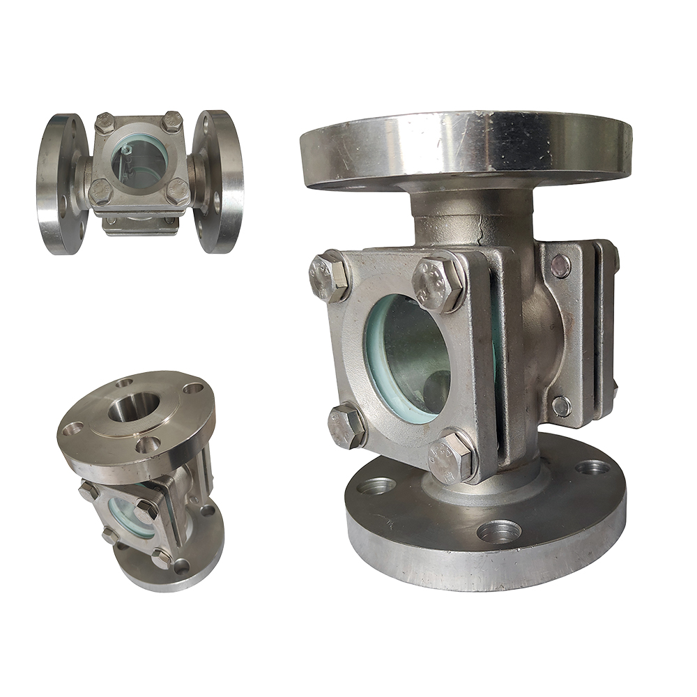 factory hot sale DOUBLE WINDOW CS Sight Flow Indicators for Liquids