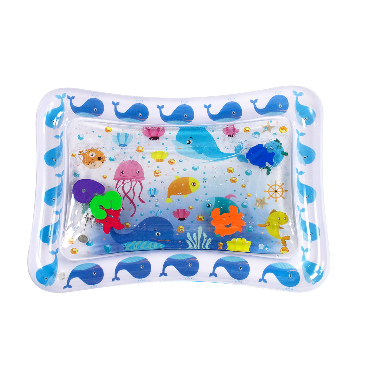Educational Toys Mats Tummy Time Baby Water Play Mat Toy Wasser Spielmatte Hot Juguetess Infantil 2022 Inflatable 0-36 Months