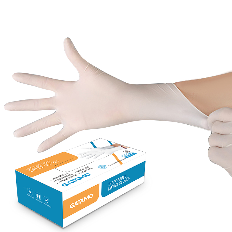 GLD9 Cheap wholesale examination powder free gloves protective latex exam gloves