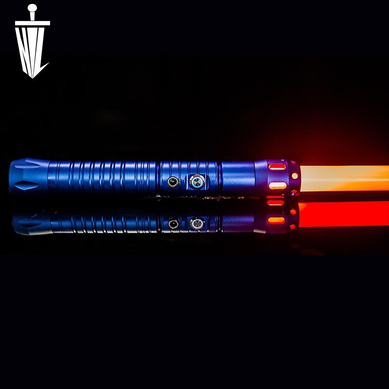 HL Звездный световой меч металлический меч RGB обесцвечивание лазер Косплей игрушка светящиеся войны игрушки