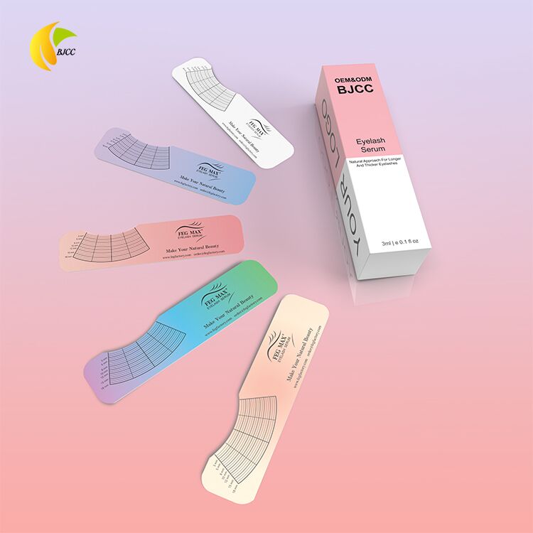 OEM Lash Ruler Wholesale White Acrylic Eyelash Extension Measuring Ruler Professional Lashes Length Tools Eyelash Measurer