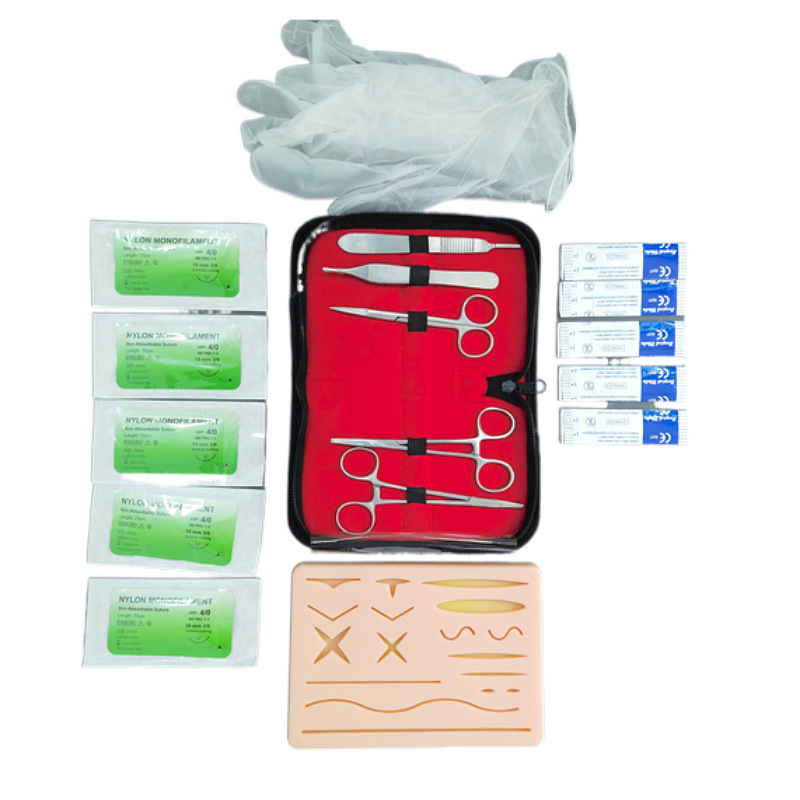 30 pieces suture practice kit injection training equipment kit various wound premium suturing skill trainer