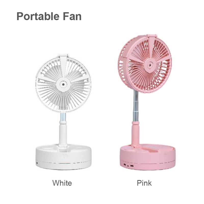 15600mAh Foldable Portable fan with Spray  Wireless charging/charger  Power Bank  Lamp  Replaceable  Telescopic  Folding storage