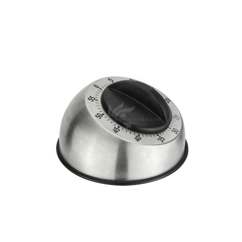Hot Sales 60 Minutes Alarm Sound Cooking Timer Mechanical Kitchen Timers Stainless Manual Analog Magnetic Countdown Timer