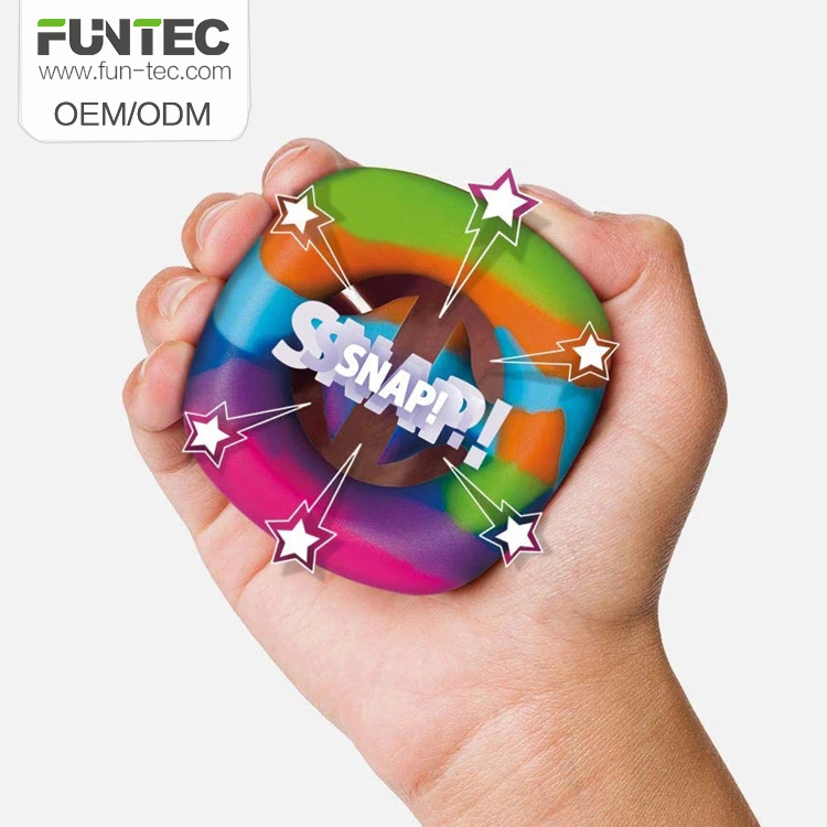 Silicone Finger Hand Grip Ring Fidget Toy Fingers Pressgrip Relieve Pressure Anti Fidge Stress Reliever Toys