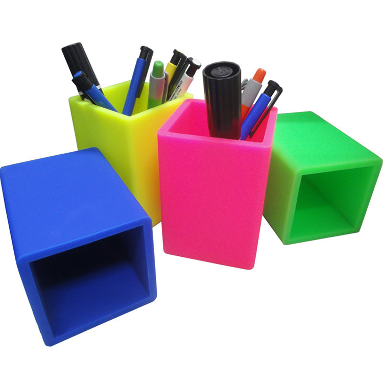 Factory Supply Office Stationery New Design Desk Desktop Cute Silicone Pen Holder for Kids