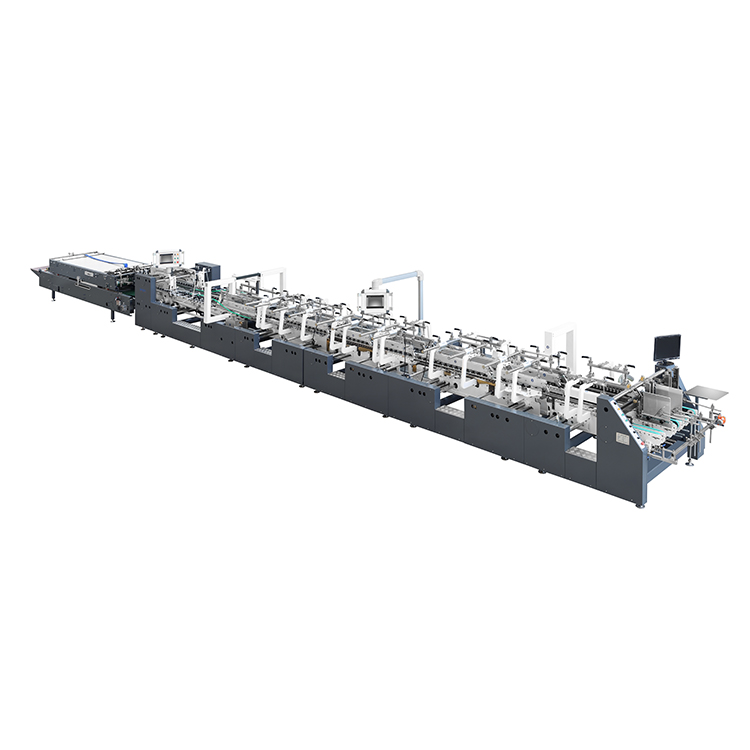 China factory High speed automatic fruit carton Full Automatic Box Folder Gluer Machine