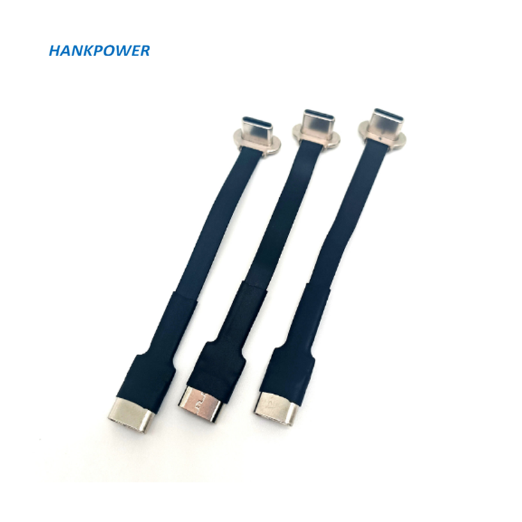 FPC гибкий USB C кабель для беспроводной зарядки 90 градусов Тип C штекер-гнездо 180 градусов FPV преобразующий кабель