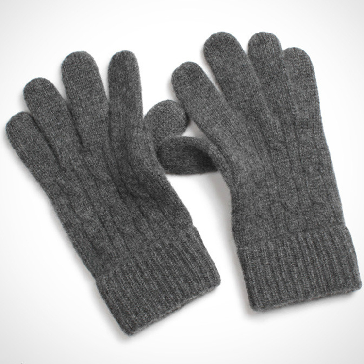 Factory Wholesale Custom Logo Women Cashmere Hand Warm Work Gloves