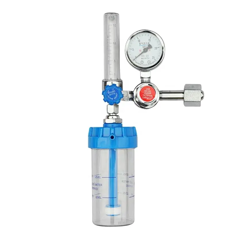 Hot sale high quality low price hospital medical oxygen regulator with flowmeter and Humidifier