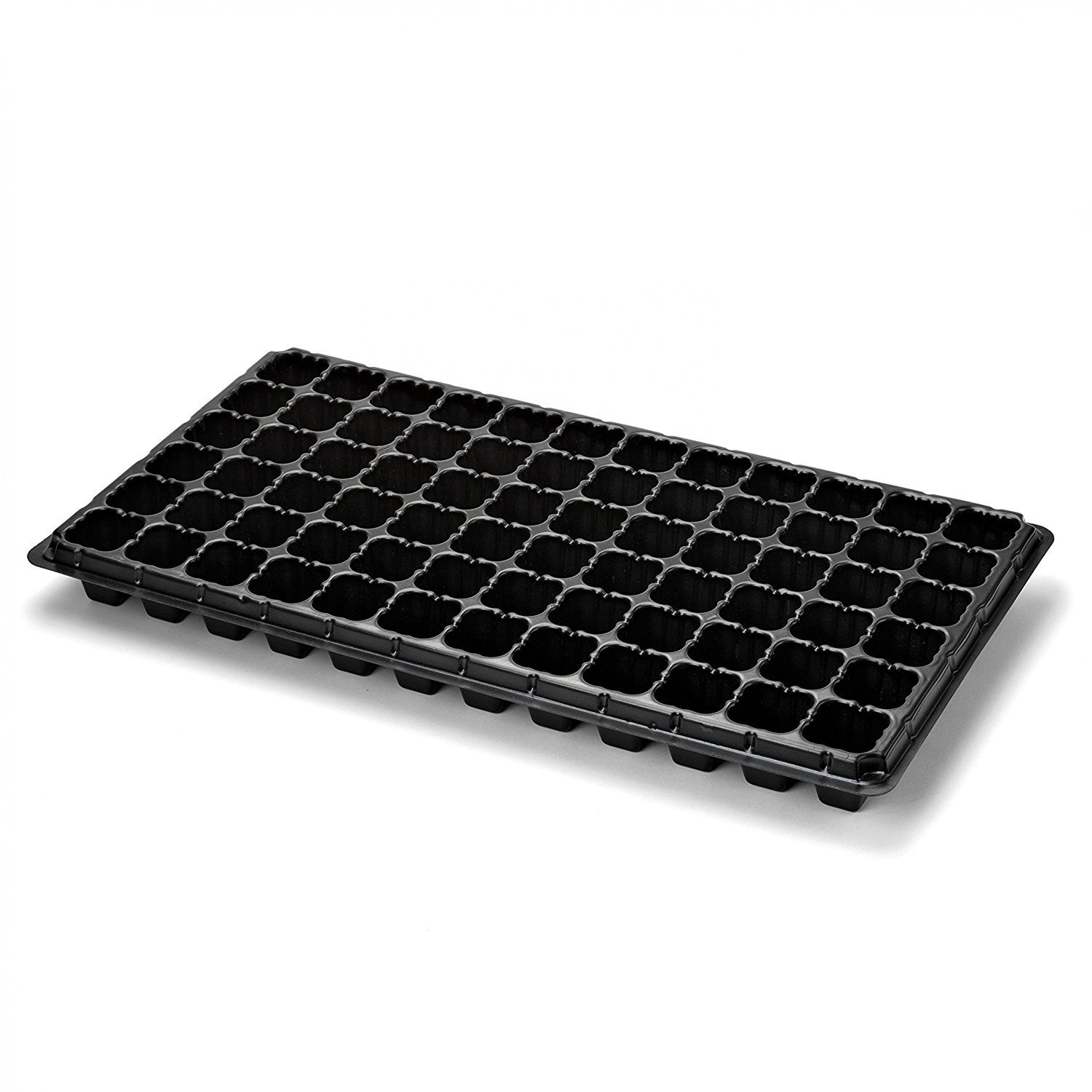 2021 Hot Sale Thick black seedling tray with multiple models seedling nursery seed tray