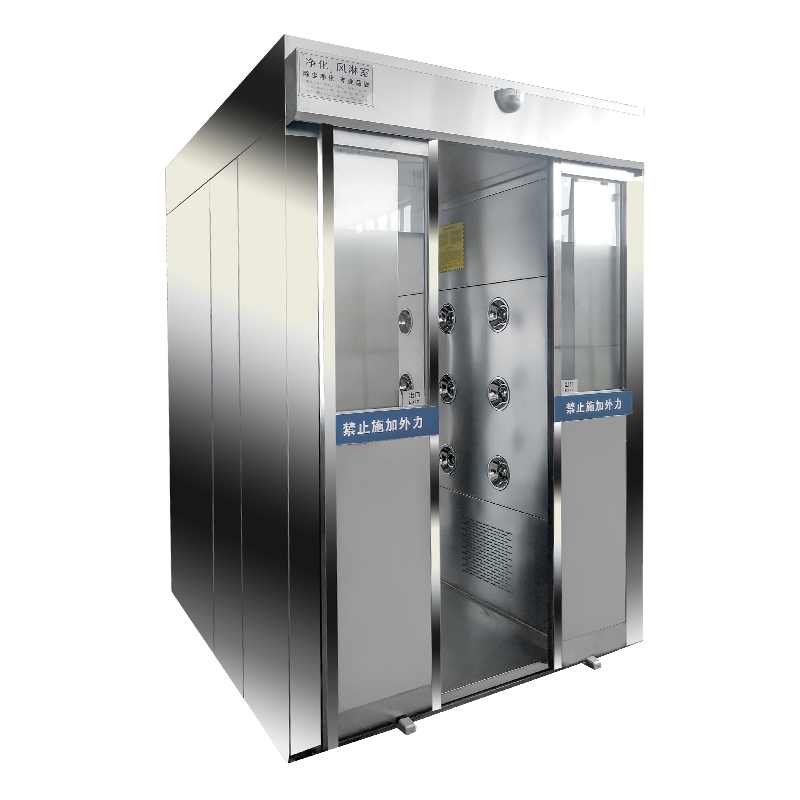 Factory Supply Customizable Intelligent Stainless Steel Air Shower With Auto Sliding Door