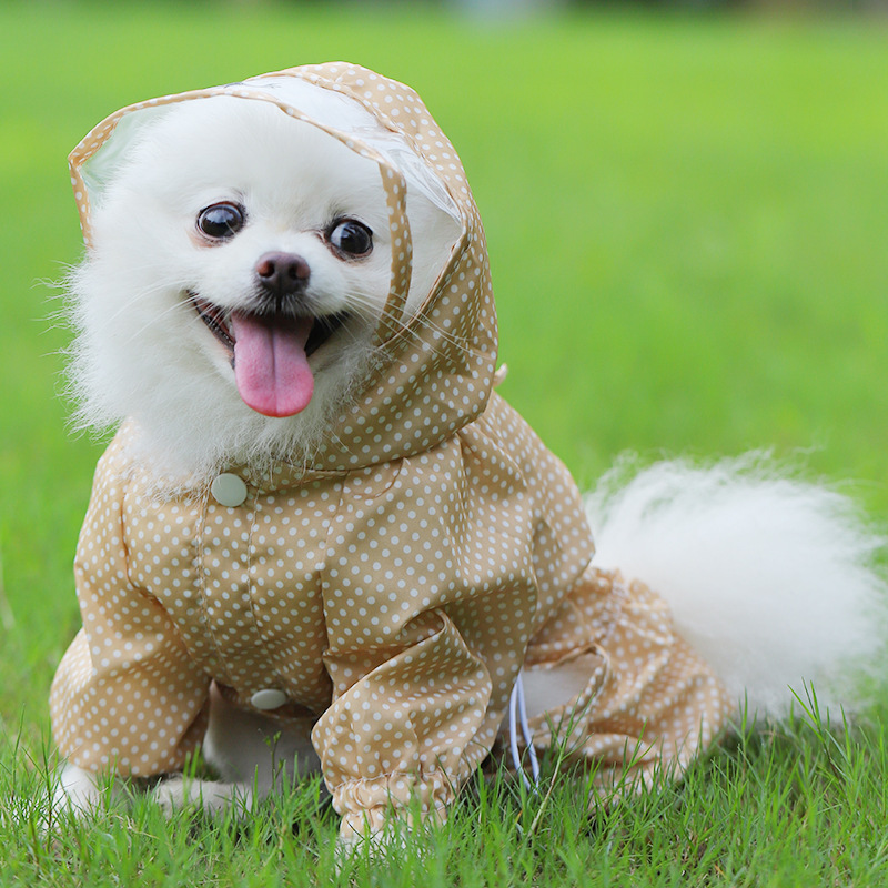 custom raincoat for dogs waterproof dog raincoats Lightweight Dog raincoat