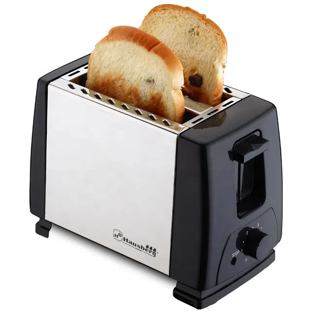 factory Outlet EU spot 750w electric bread toaster 1 to 3 people electric bread makers 6 Speed stainless steel toaster