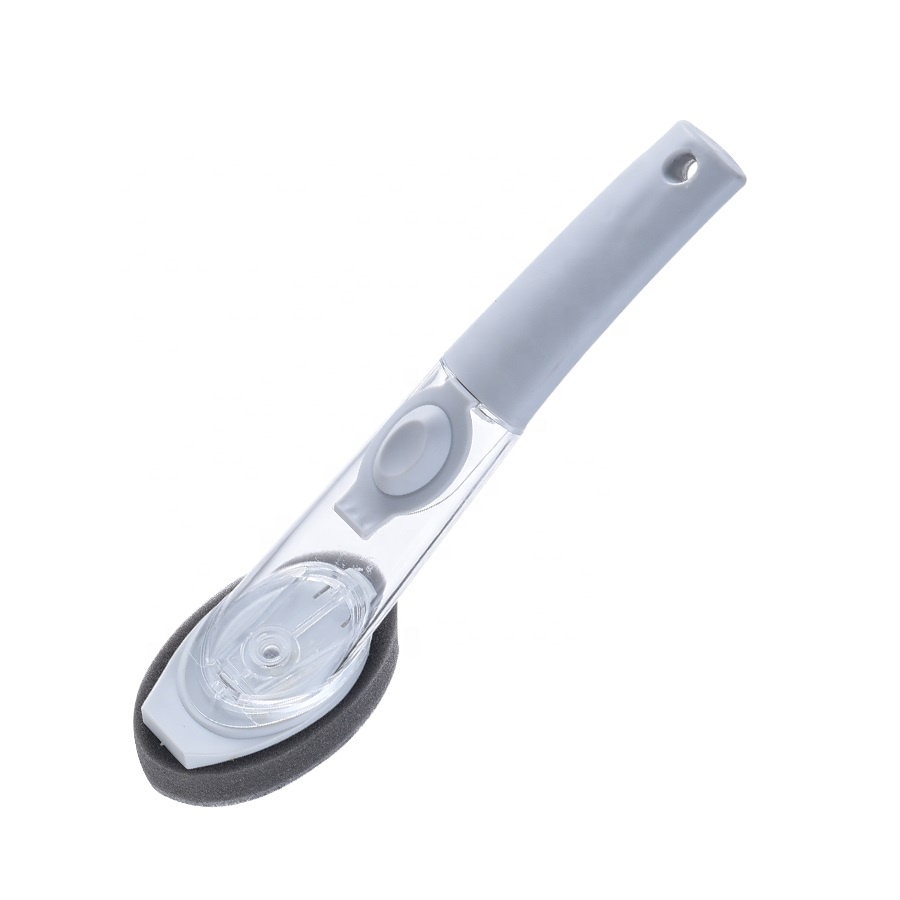 YISHUA Amazon hot sale dish cleaning brush soap detergent pot washing brush with replaceable sponge head