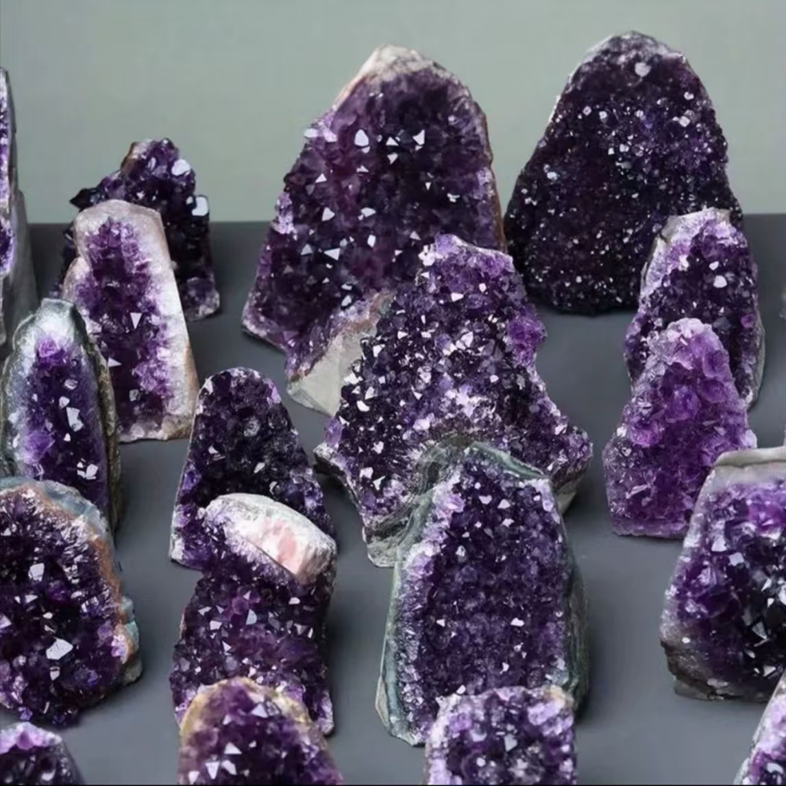Natural Crystal Uruguayan Amethyst Cluster Crystal Town Amethyst Cave