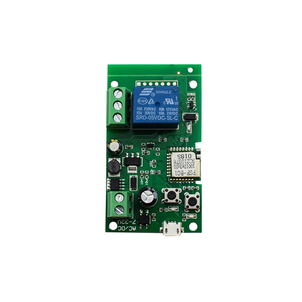 eWeLink Wifi Switch 5V 12V 24V 32V Inching/Self-Locking Wireless Relay Module Smart Home Automation For Door Access Alexa Google