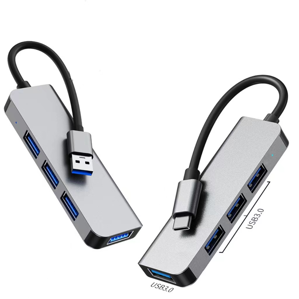 HBNKH многофункциональный адаптер Usb Type c концентратор для ноутбуков MacBook Pro и Type C Windows 4 порта Type-c концентратор