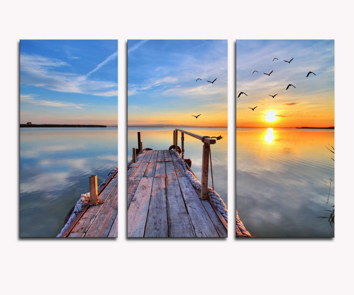 modern Acrylic Artwork canvas craft artwork wall art print picture beautiful seascape oil painting