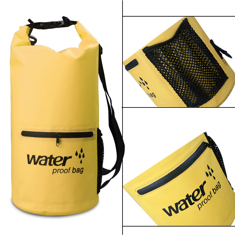 Outdoor sports waterproof mountaineering bag dry and wet separation waterproof bag