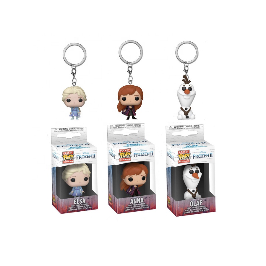 FUNKO POP замороженная Анна Эльза Олаф Брелок фигурка игрушка подарок оптовая продажа брелок кукла
