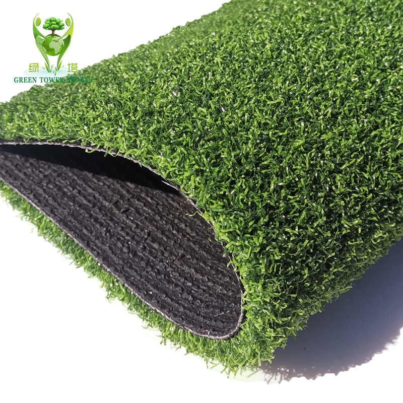 Factory Direct Sale High Density Indoor PET Non-woven Cloth Sports Green Grass Mat Golf Artificial Turf Padel Tennis Court