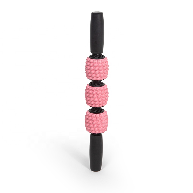 DELUXE Hedgehog Balls Muscle Roller Anti Cellulite Massager Touch Off portable plastic Point Massage Stick