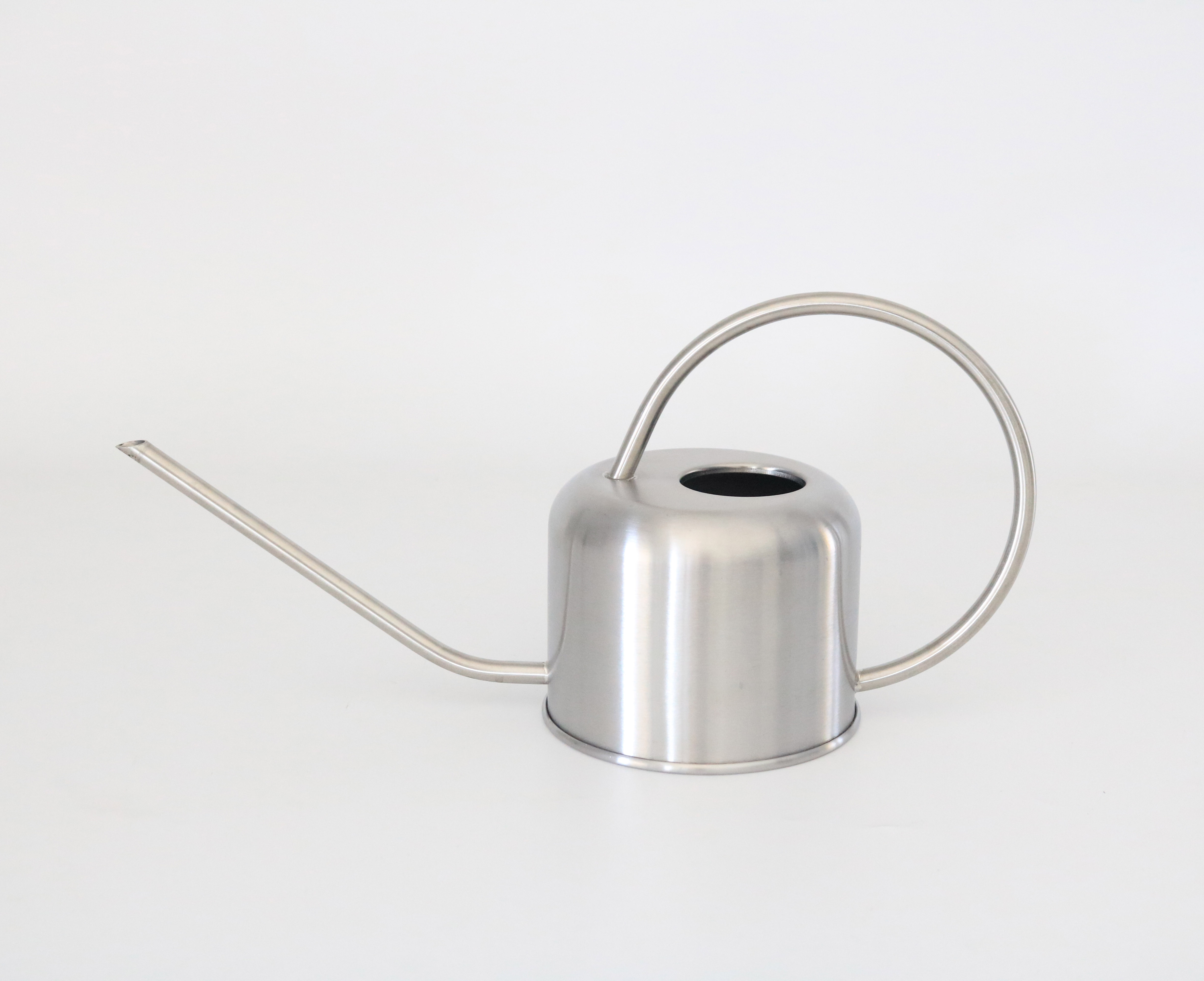 Stainless Steel Glossy Silver Colored Watering Cans for House Plants Long Reaching Spout for Succulent Bonsai Garden Flower