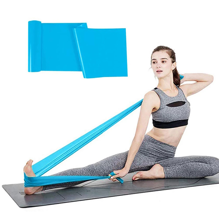 Custom Colorful Bande De Resistance Fitness Loop Fitness Exercise Blue Latex Power Non Slip Elastique Resistance Band Set