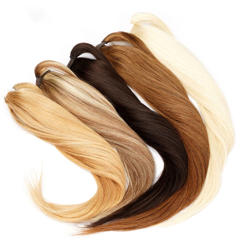 Clip in Ponytail Hairstyles Brazilian Hair Machine Made Remy Real Natural Human Hair Ponytail Hairpieces