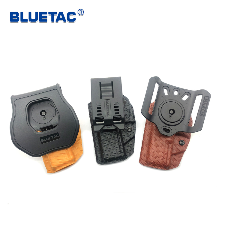Bluetat Outside Waistband Kydex Holster Quick Draw Fast Release Holster Cover With Different Carry Attachment