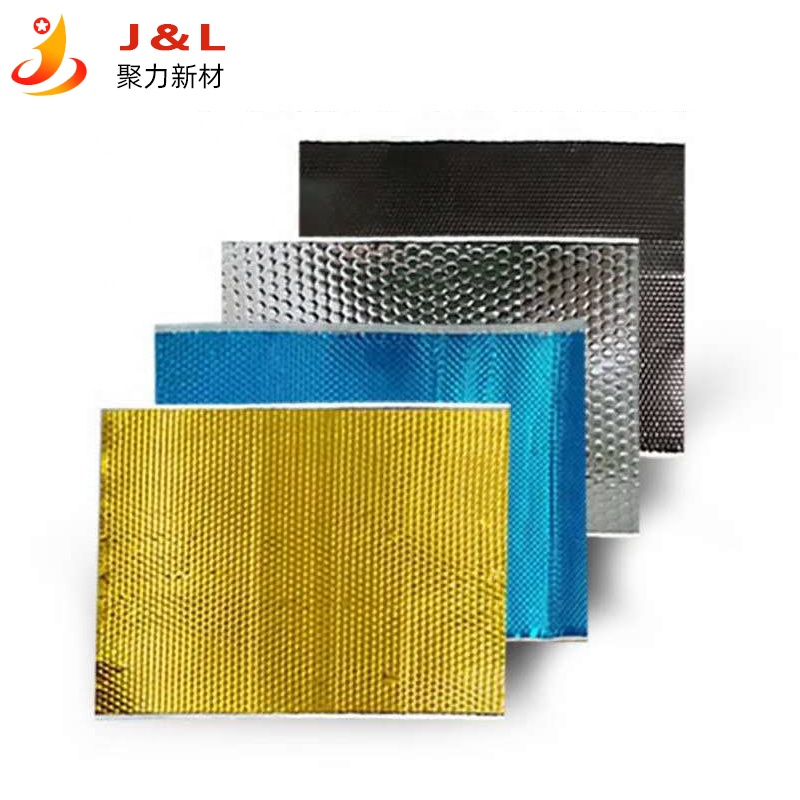 Factory aluminum foil butyl rubber car sound deadening sheet 2mm car noise damping mat