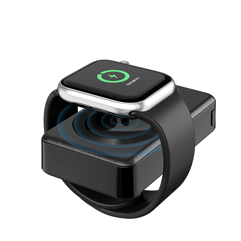 Mini Custom Power Bank USB C Quick Charge Power Bank With Wireless Charging 4000mAh For Apple Watch 1-6 SE