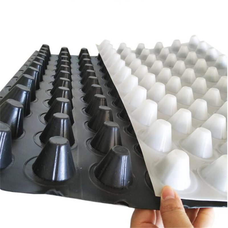 Construction Black Draining HDPE Board 10mm Drainage Cell