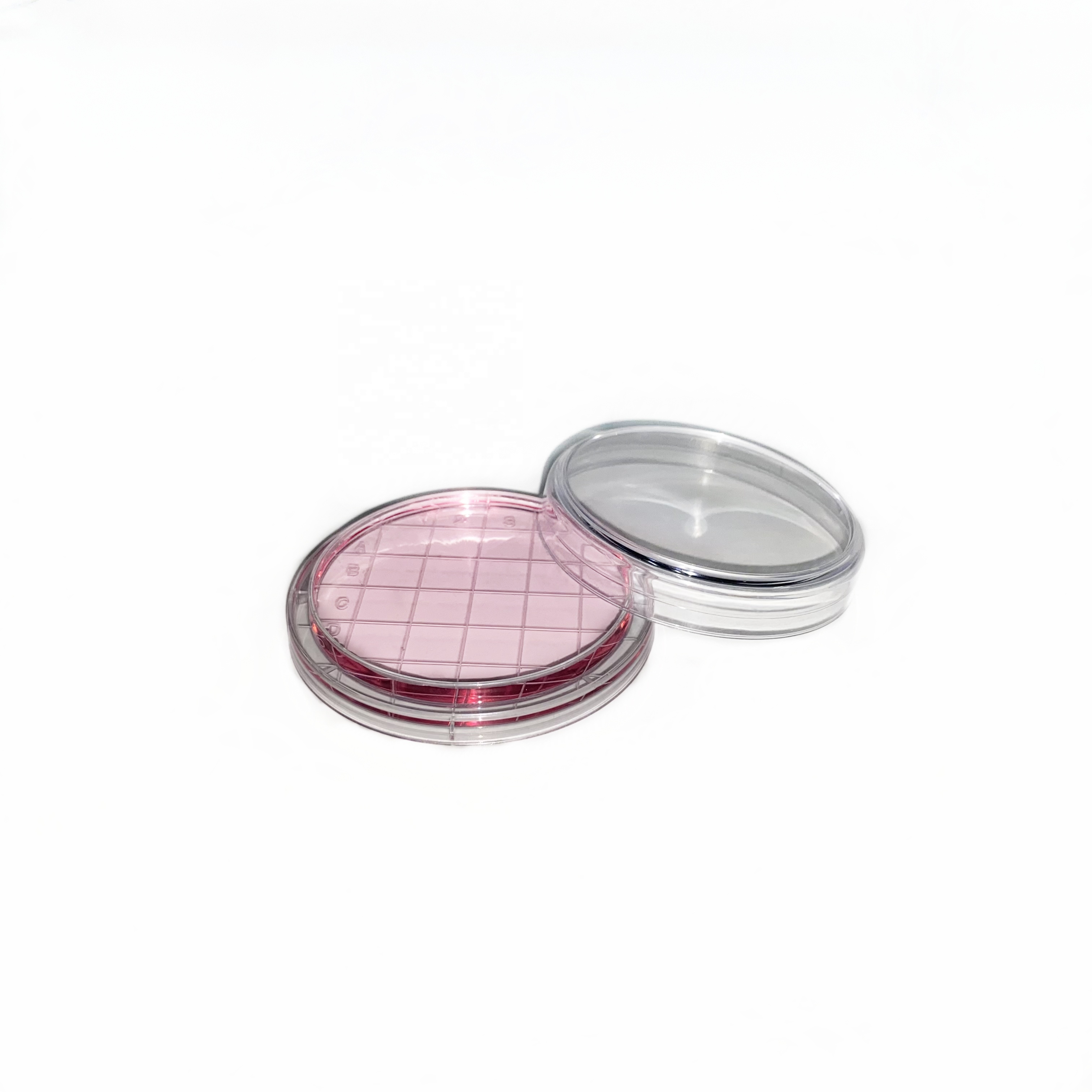 Factory price plastic petri dish 60mm sterile petridish with grid for lab used