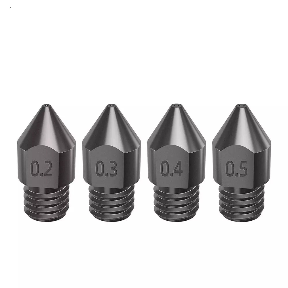3D принтер MK7 MK8 сопло из закаленной стали высшего качества для Ender 3 CR-10 anet 1,75 мм M6 HOTEND детали экструдера