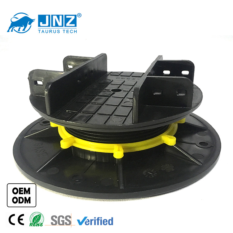 JNZ wholesale pp plastic balcony wpc deck pedestal adjustable decking pedestal